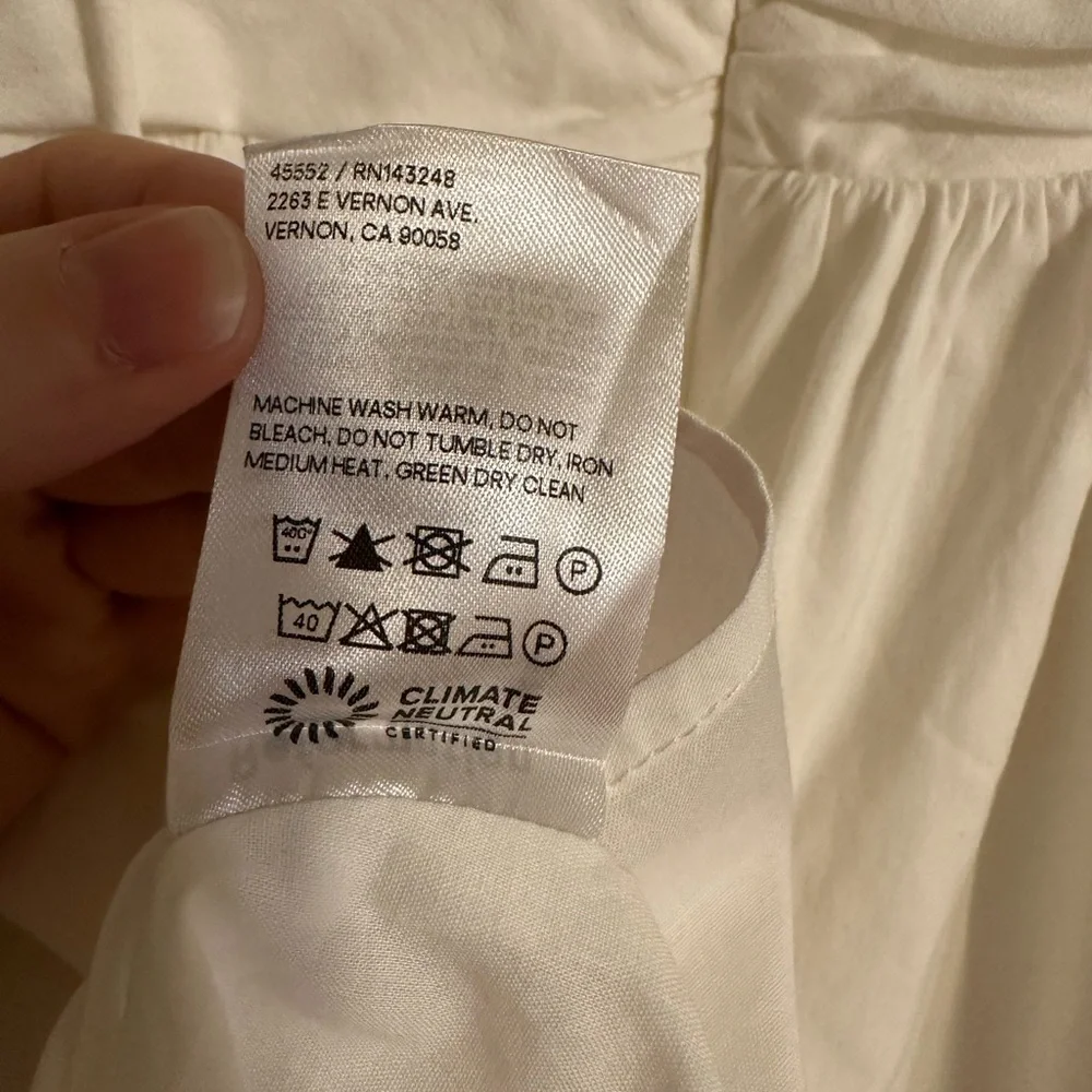 Reformation White Catarina Mini Dress - Picture 9 of 9
